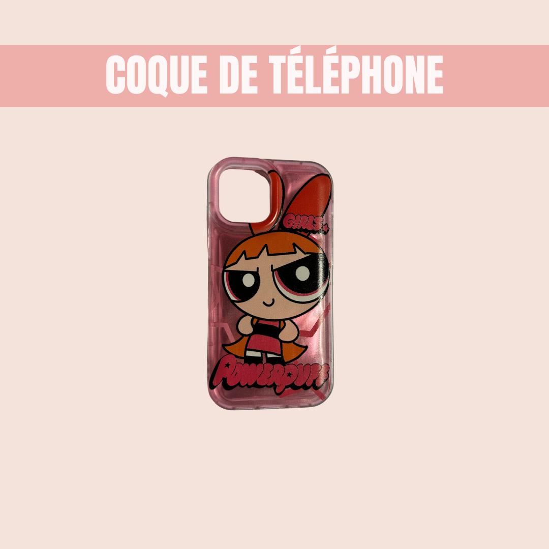 Coque de téléphone super nana version belle
