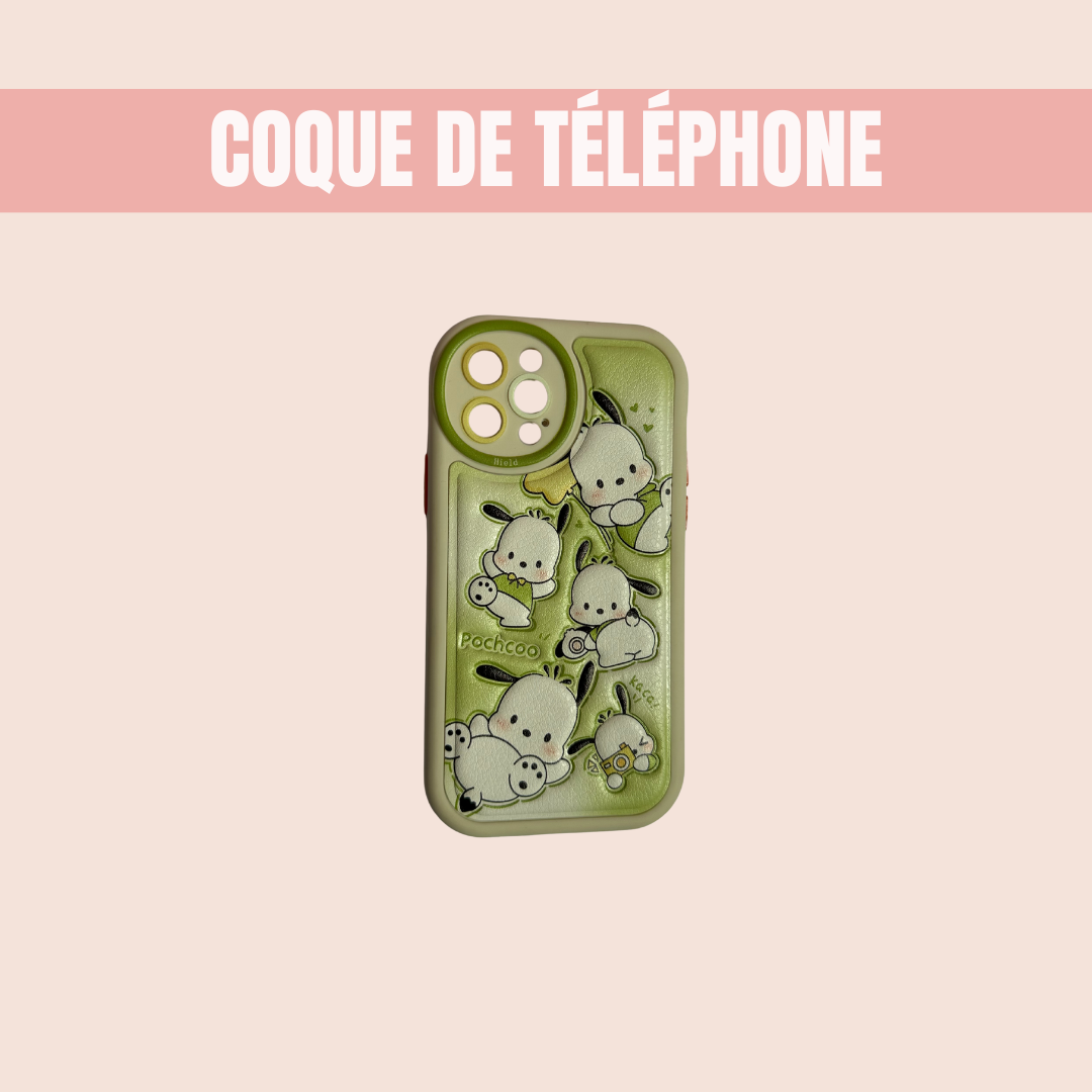 Coque de téléphone Hello Kitty personnage Pochacco
