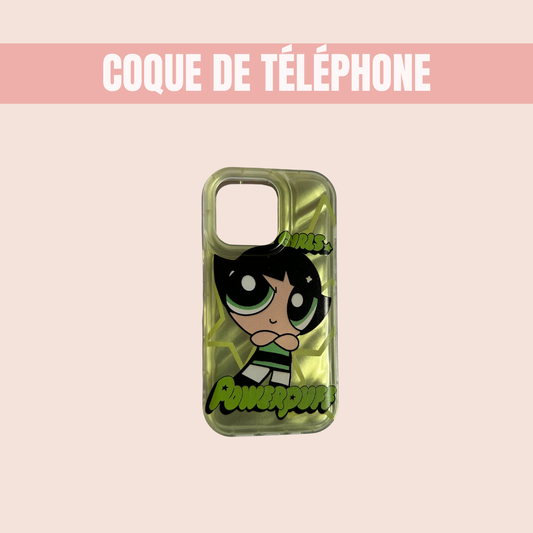 Coque de téléphone super nana rebelle
