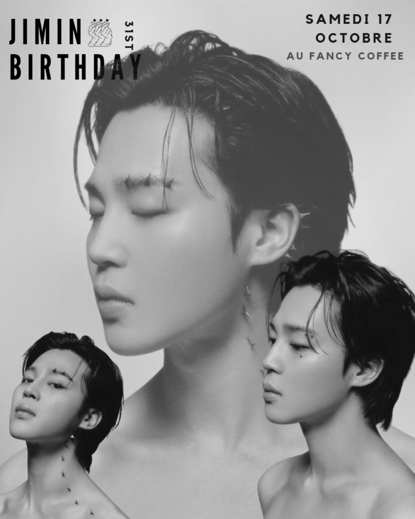 Anniversaire Jimin au Fancy Coffee le samedi 17 Octobre