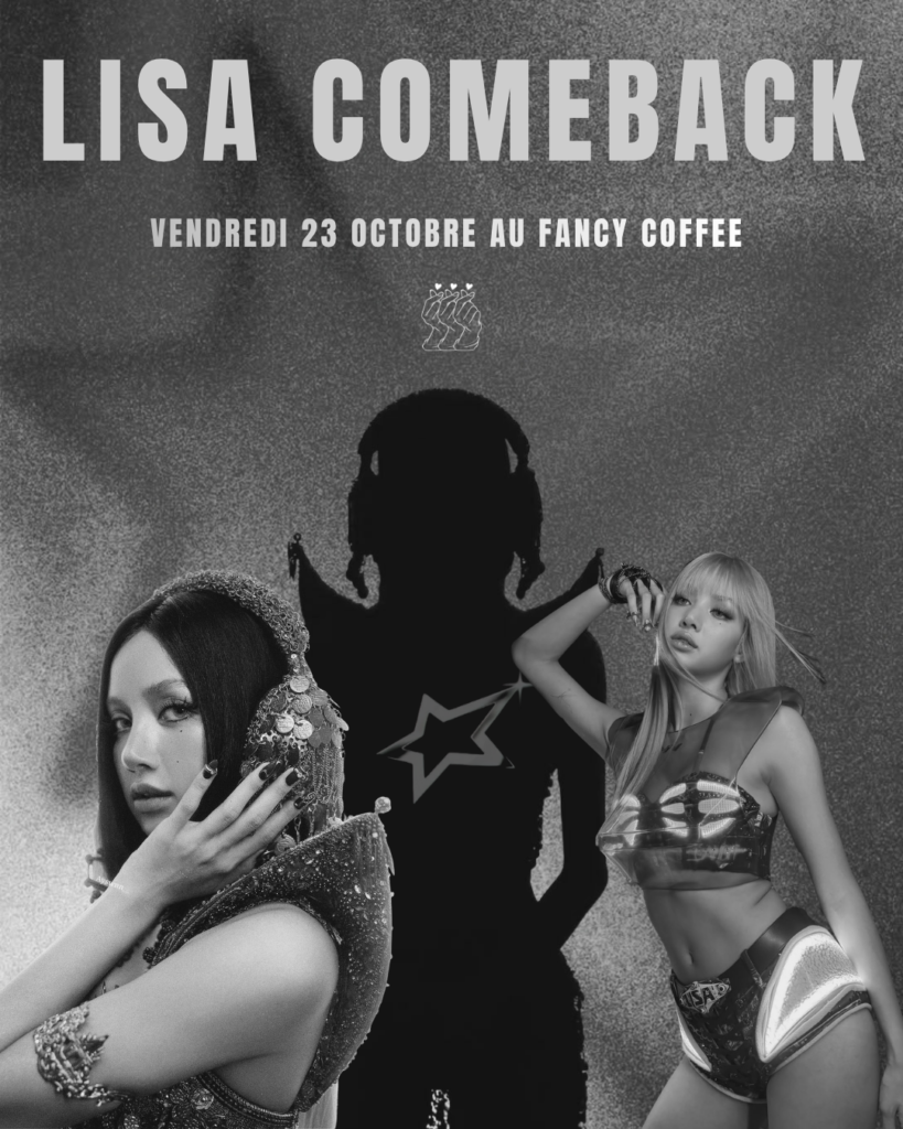 Comeback de Lisa le Vendredi 23 Octobre 2026 au Fancy Coffee